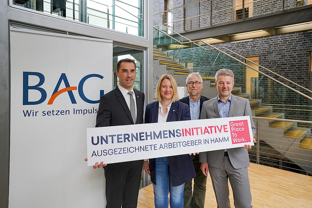 Die BAG ist Teil der Unternehmensinitiative "Ausgezeichnete Arbeitgeber Hamm"