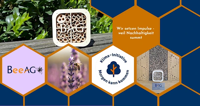 Ein Zuhause für Wildbienen. Ein Zeichen für Nachhaltigkeit.