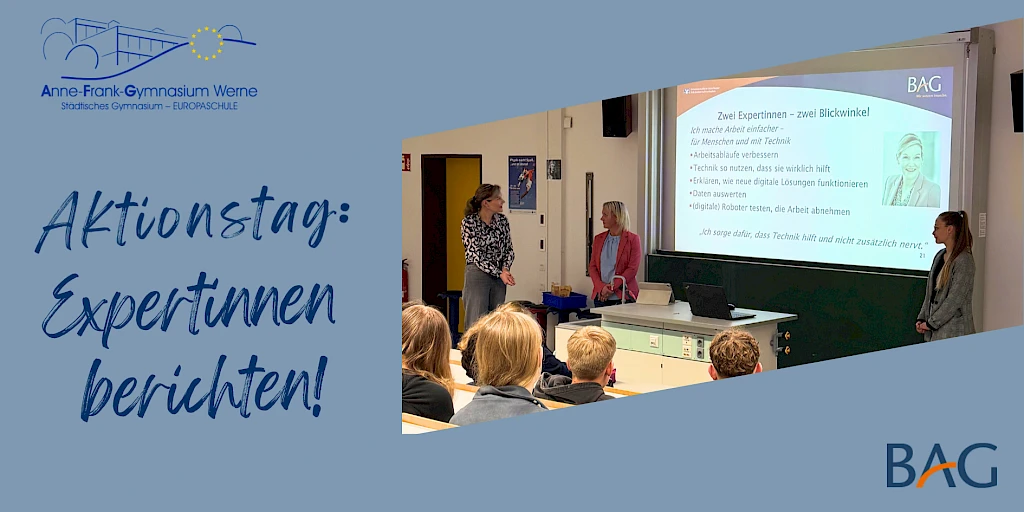 BAG beteiligt sich an Veranstaltungsreihe am Anne-Frank-Gymnasium